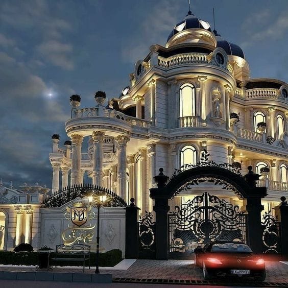 Hệ mái vòm đặc trưng của biệt thự phong cách cổ điển