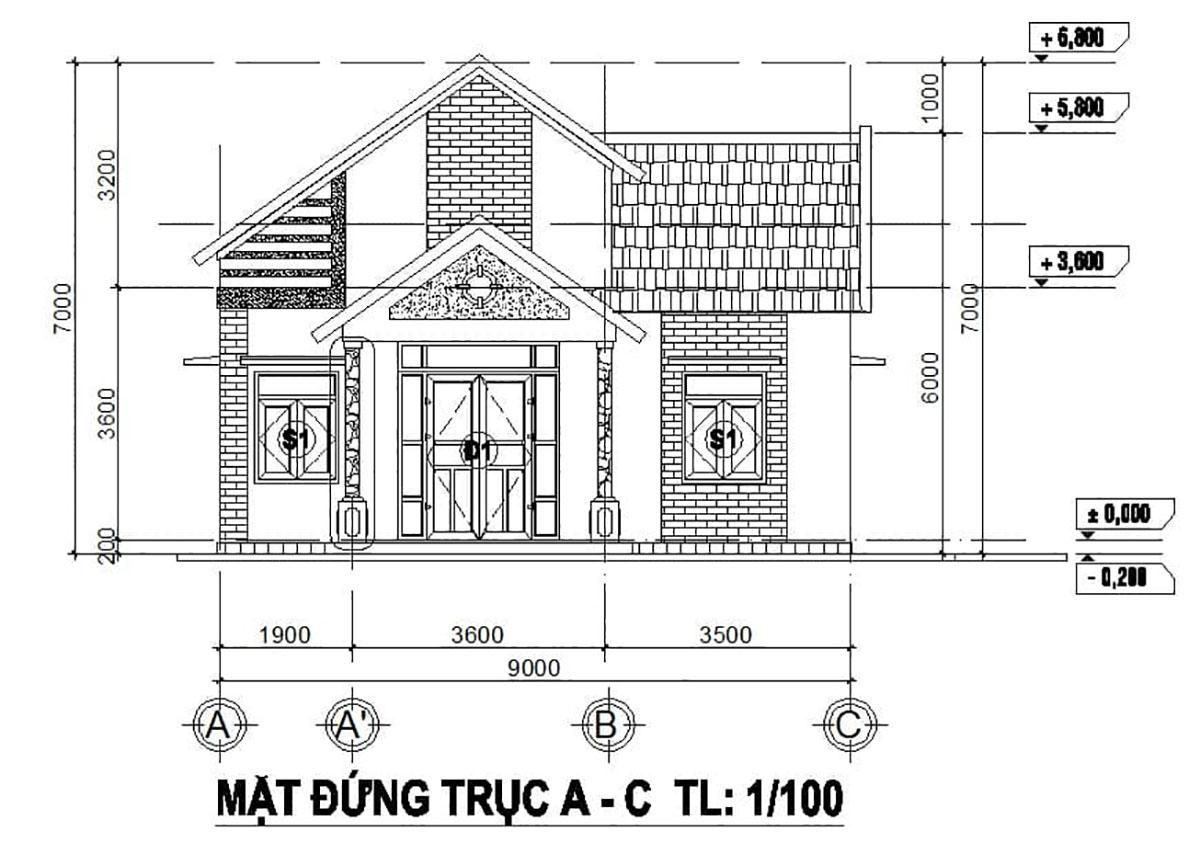 Quy định chiều cao tiêu chuẩn xây dựng nhà cấp 4